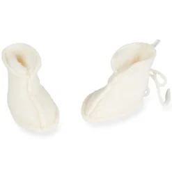 Quax Chaussons Mini Merino Crème - 0/3 Mois