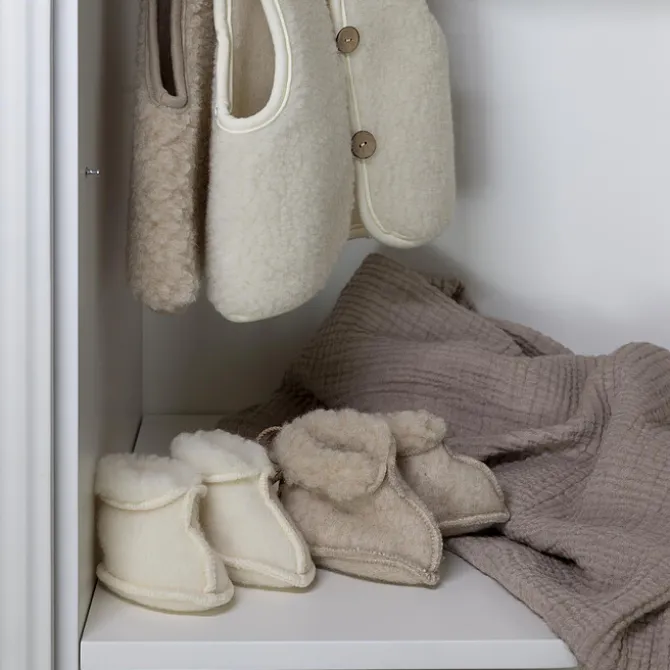 Quax Chaussons Mini Merino Nutmeg - 3/6 Mois