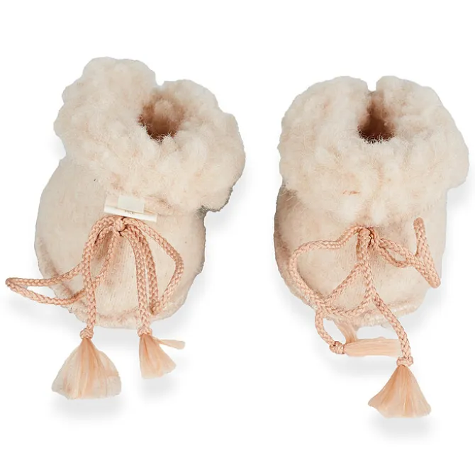 Quax Chaussons Mini Merino Nutmeg - 3/6 Mois