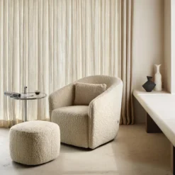 Quax Fauteuil Inclinable Swivel & Gliding Gomi - Sheep