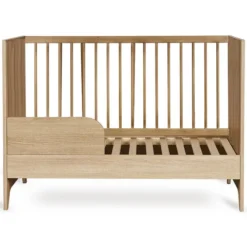 Quax Lit Bébé Evolutif Tsugi Honey Ash - 120 x 60 cm