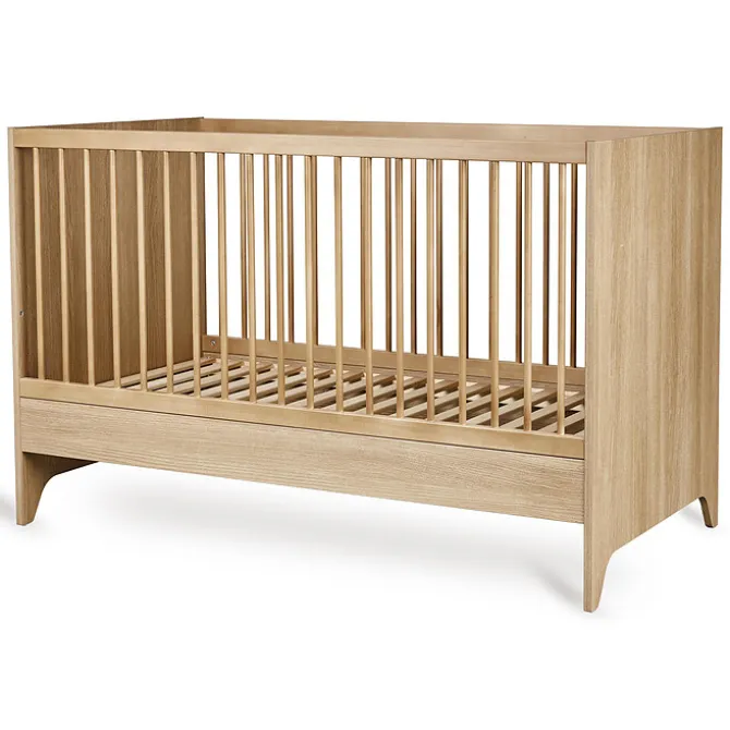 Quax Lit Bébé Evolutif Tsugi Honey Ash - 70 x 140 cm