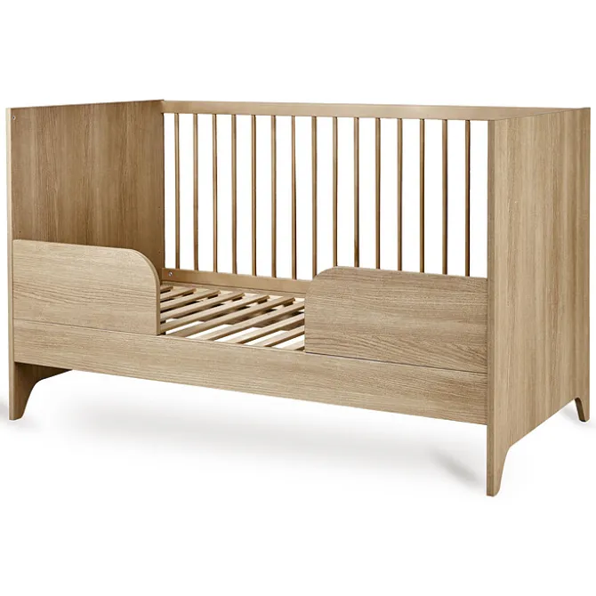 Quax Lit Bébé Evolutif Tsugi Honey Ash - 70 x 140 cm