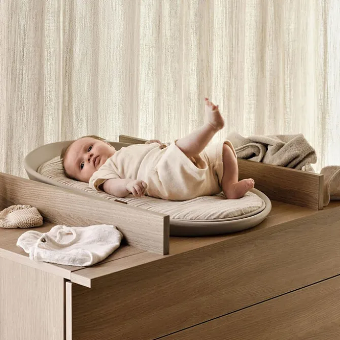 Quax Matelas à Langer Mamee Natural Collection - Stripes