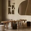 Quax Table Modulaire Organique - Natural Ash