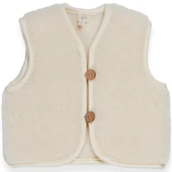 Quax Veste Teddy Mini Merino Crème - 3/6 Mois