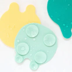Quutopia Lot de 8 Méduses Antidérapantes Grippi - Jaune et Menthe