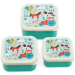 Rex London Lot de 3 Boîtes - Cour de Ferme