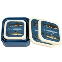 Rex London Lot de 3 Boîtes - Requins