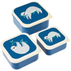 Rex London Lot de 3 Boîtes - Sydney le Paresseux