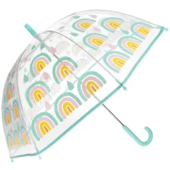 Rex London Parapluie Transparent - Rainbow