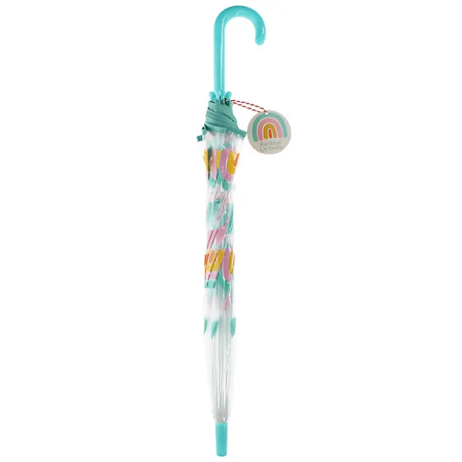 Rex London Parapluie Transparent - Rainbow