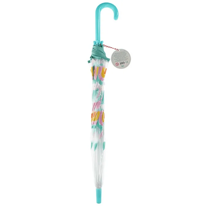 Rex London Parapluie Transparent - Rainbow