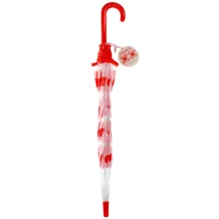 Rex London Parapluie Transparent - Pink Daisy