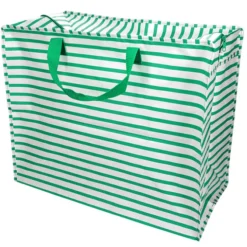Rex London Sac de Rangement Jumbo - Rayures Vertes