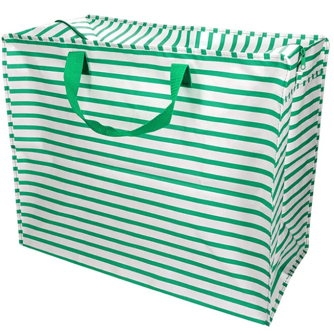 Rex London Sac de Rangement Jumbo - Rayures Vertes