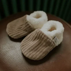 Rien que des bêtises Chaussons Velours Taupe - 22/23