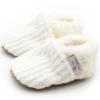 Rien que des bêtises Chaussons Velours Ecru - 22/23