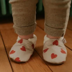 Rien que des bêtises Chaussons Coeur Rouge - 19/20/21