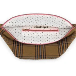 Rose in April Sac Banane - Carreaux Tartan