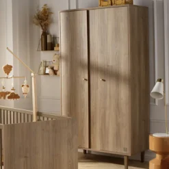 Sauthon Armoire 2 Portes Mokka - Chêne Mokka