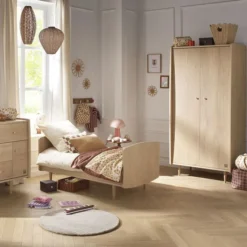 Sauthon Armoire 2 Portes My Love - Chêne Vintage