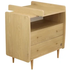 Sauthon Commode et Plan à Langer My Love - Chêne Vintage