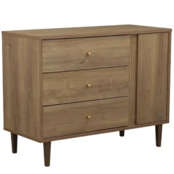 Sauthon Commode et Plan à Langer Mokka - Chêne Mokka