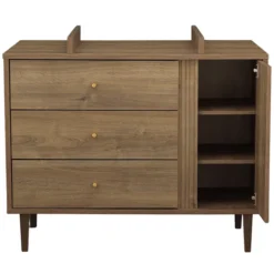 Sauthon Commode et Plan à Langer Mokka - Chêne Mokka