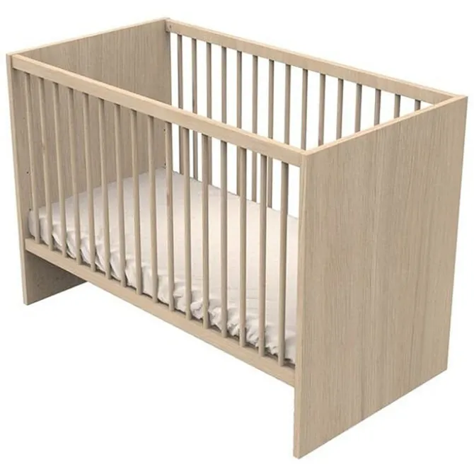 Sauthon Lit Bébé Tokyo Chêne Suave - 60 x 120 cm