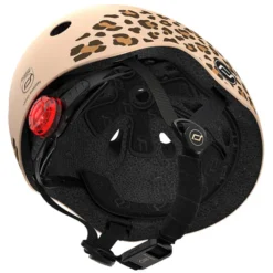 Scoot & Ride Casque Leopard - Taille 45-51 cm