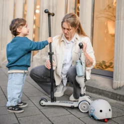 Scoot & Ride Porteur Trottinette Evolutif Highwaykick 1 Push and Go - Ash