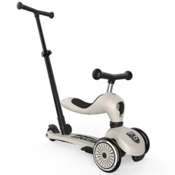 Scoot & Ride Porteur Trottinette Evolutif Highwaykick 1 Push and Go - Ash