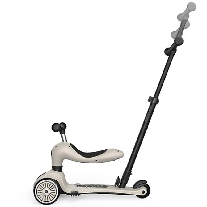Scoot & Ride Porteur Trottinette Evolutif Highwaykick 1 Push and Go - Ash