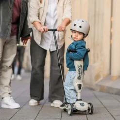 Scoot & Ride Porteur Trottinette Evolutif Highwaykick 1 Push and Go - Ash