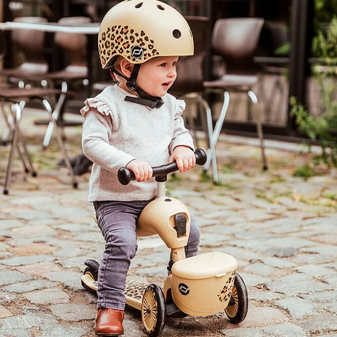Scoot & Ride Porteur Trottinette Evolutif Highwaykick 1 Lifestyle - Leopard