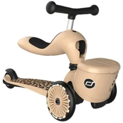 Scoot & Ride Porteur Trottinette Evolutif Highwaykick 1 Lifestyle - Leopard