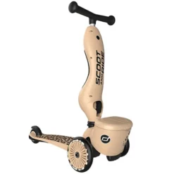 Scoot & Ride Porteur Trottinette Evolutif Highwaykick 1 Lifestyle - Leopard