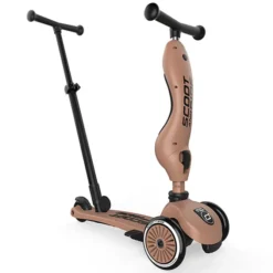 Scoot & Ride Porteur Trottinette Evolutif Highwaykick 1 Push and Go - Mocha