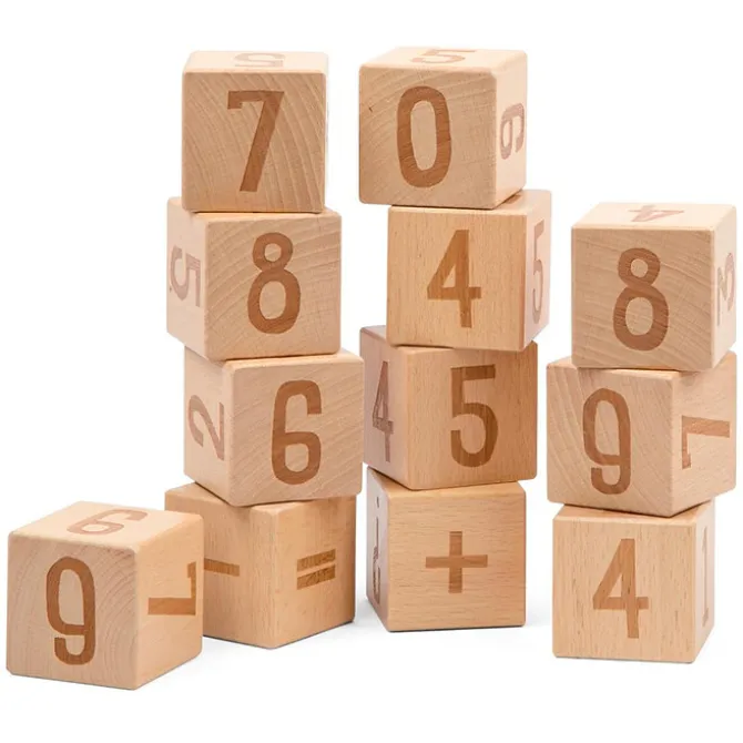 Sebra Interior Cubes en Bois Chiffres