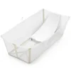 Stokke Baignoire Pliable Flexi Bath X-Large et Transat de Bain Flexi Bath - Beige Sable