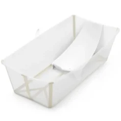 Stokke Baignoire Pliable Flexi Bath X-Large et Transat de Bain Flexi Bath - Beige Sable