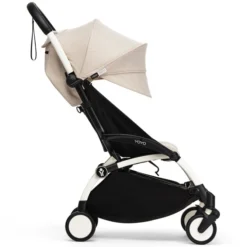 Stokke Poussette YOYO³ 6+ x Bonpoint Chassis Blanc - Beige