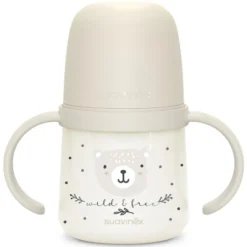 Suavinex Biberon à Anses Wild & Free Night and Day Beige - 150 ml