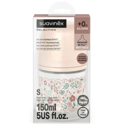 Suavinex Biberon Tétine Symétrique SX Pro Wonderland Pink Liberty - 150 ml