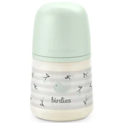 Suavinex Biberon Tétine Symétrique SX Pro Birdies Vert - 150 ml