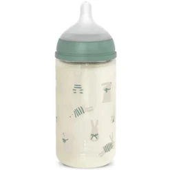 Suavinex Biberon Verre Tétine Symétrique SX Pro Wonderland Green - 240 ml