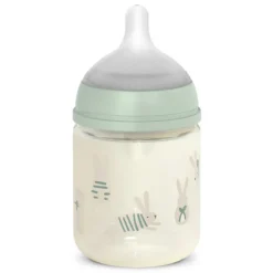Suavinex Biberon Verre Tétine Symétrique SX Pro Wonderland Green - 120 ml