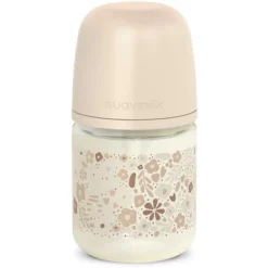 Suavinex Biberon Verre Tétine Symétrique SX Pro Wonderland Neutral Liberty - 120 ml