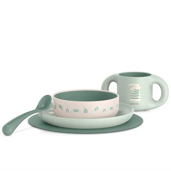 Suavinex Coffret Repas 5 Pièces Wonderland - Green
